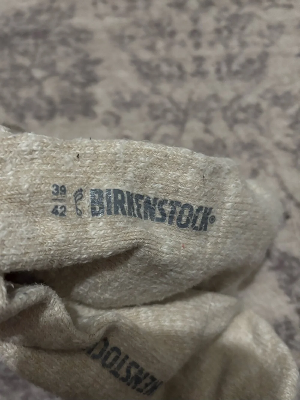Birkenstock Cotton Slub Men Cotton-Polyamide-Elastane Cozy Ribbed Knit Socks